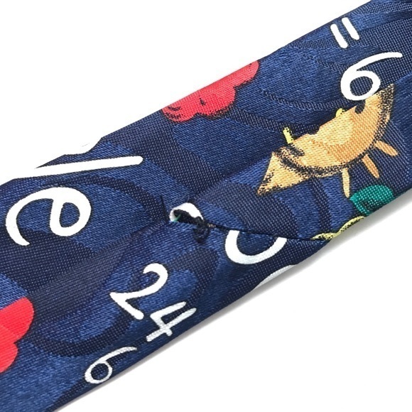 Teacher Necktie Navy Early‎ Education by Renaissance Handmade. - Picture 4 of 6